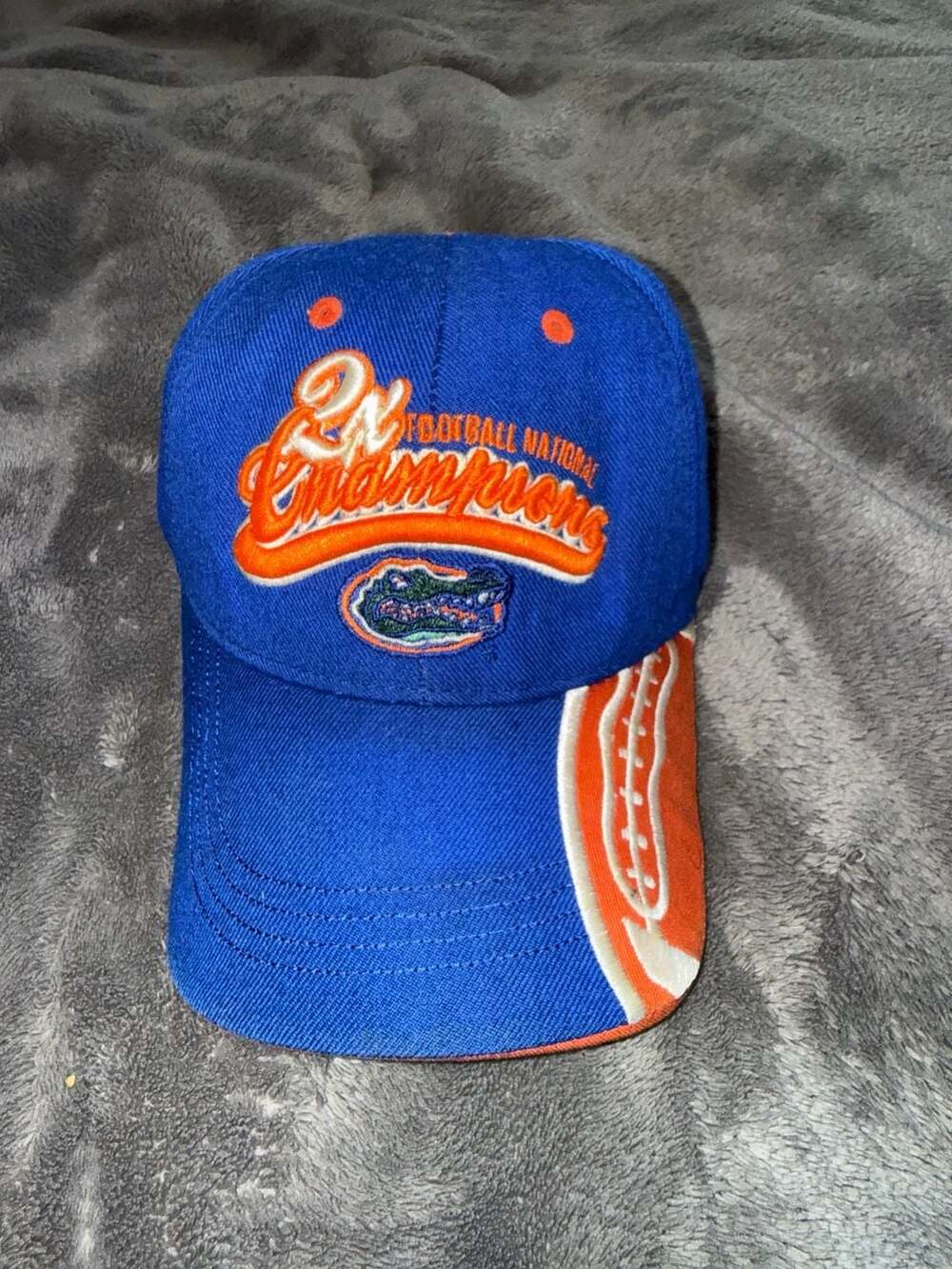 Top of the World Florida Gators 2X Football National Champions 1996 2006 Hat